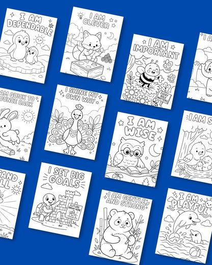 "My Feelings Matter!" Animal Kingdom Bite-Sized Colouring Book