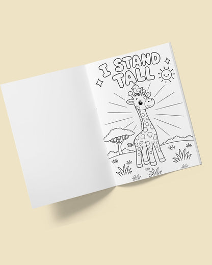 "My Feelings Matter!" Animal Kingdom Bite-Sized Colouring Book