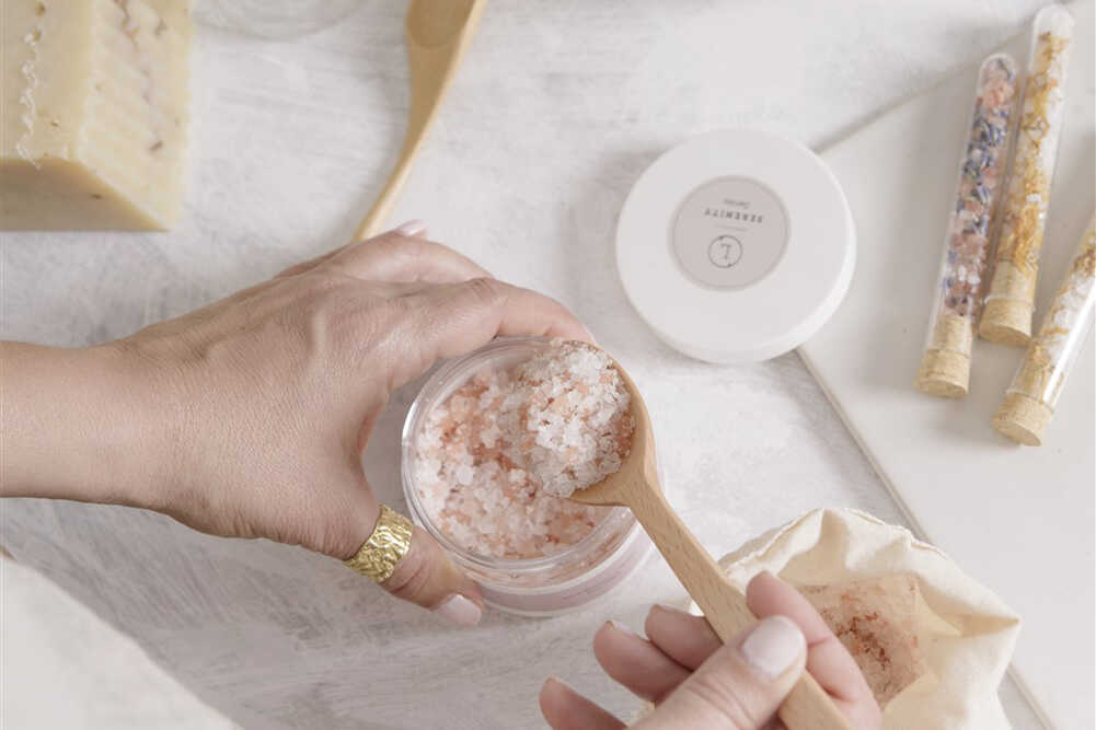 Grapefruit Bath Salts – Dead Sea, Epsom & Himalayan Soak