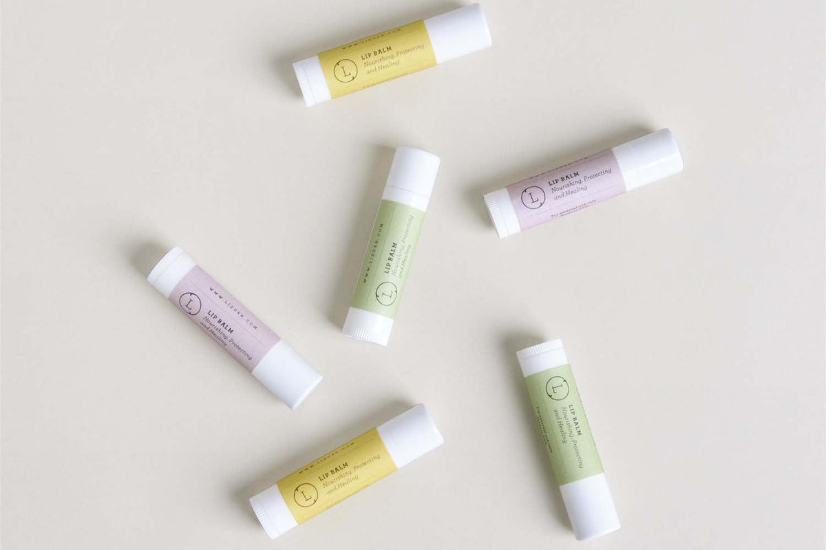 Natural Unscented Lip Balm – Set of 3