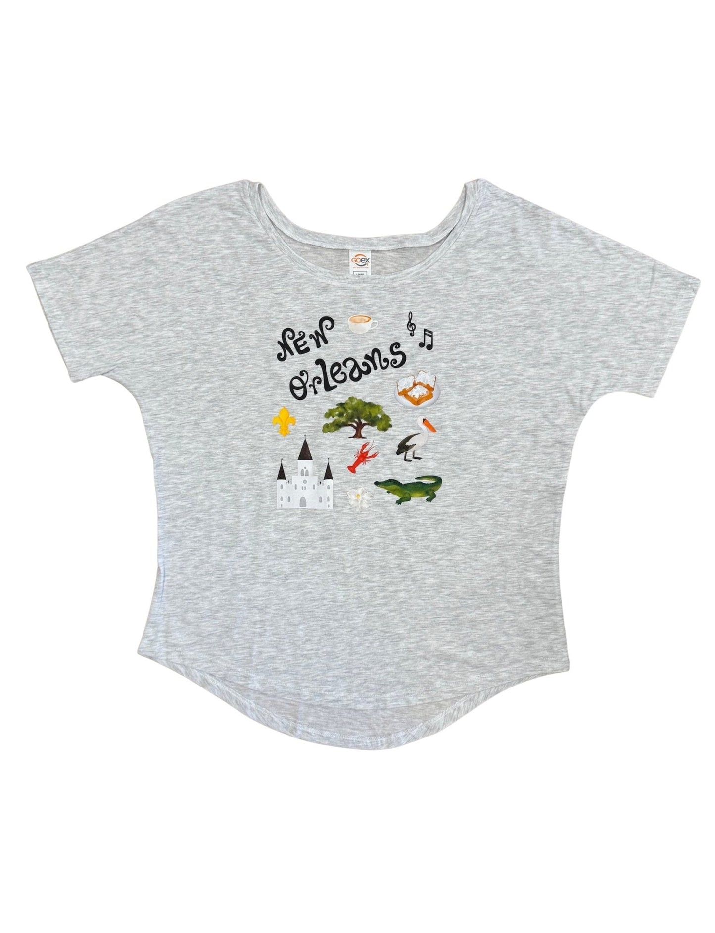 New Orleans Eco-Triblend Flowy Tee : Fair Trade