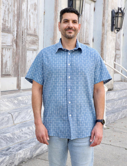 Nila Sky Organic Cotton Men's Button Down Shirt
