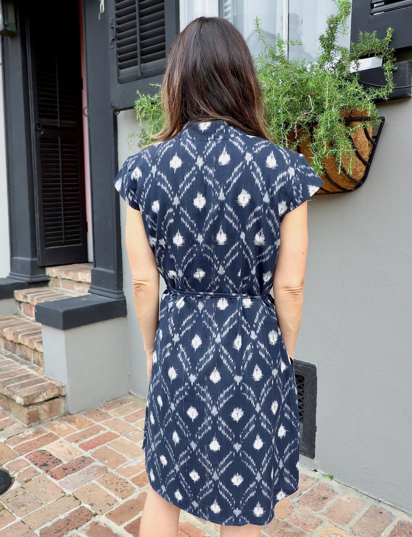 Nilam Organic Cotton Button Up Dress - Pre-Order