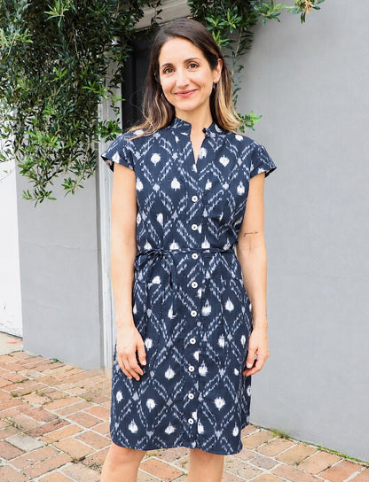 Nilam Organic Cotton Button Up Dress - Pre-Order