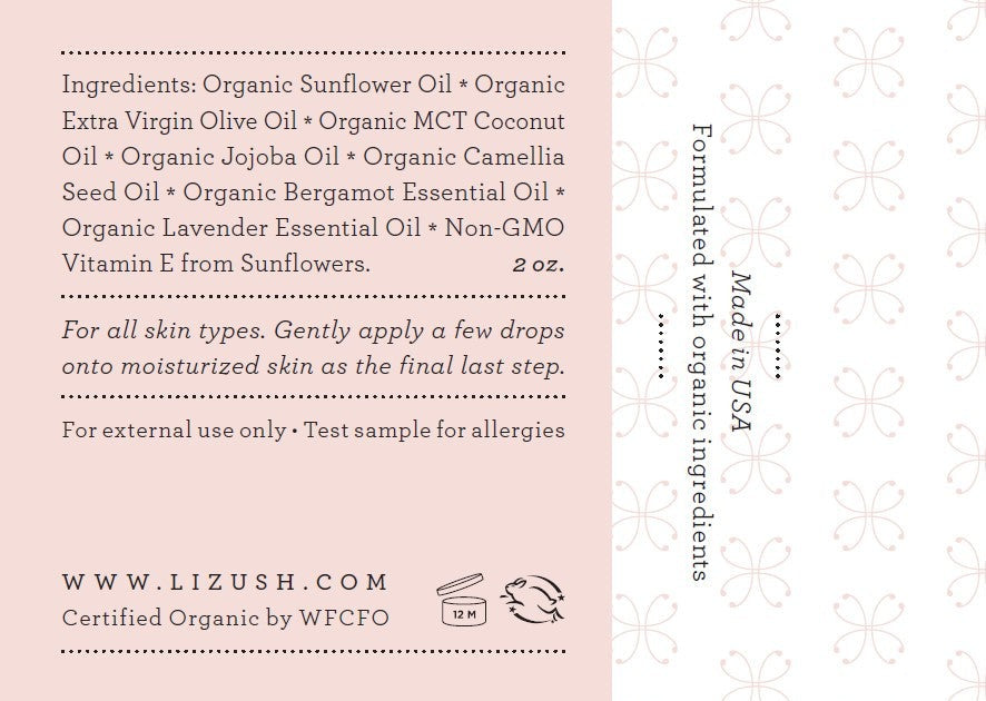 Organic Facial Oil – Natural Face Oil for Nourishing Skin