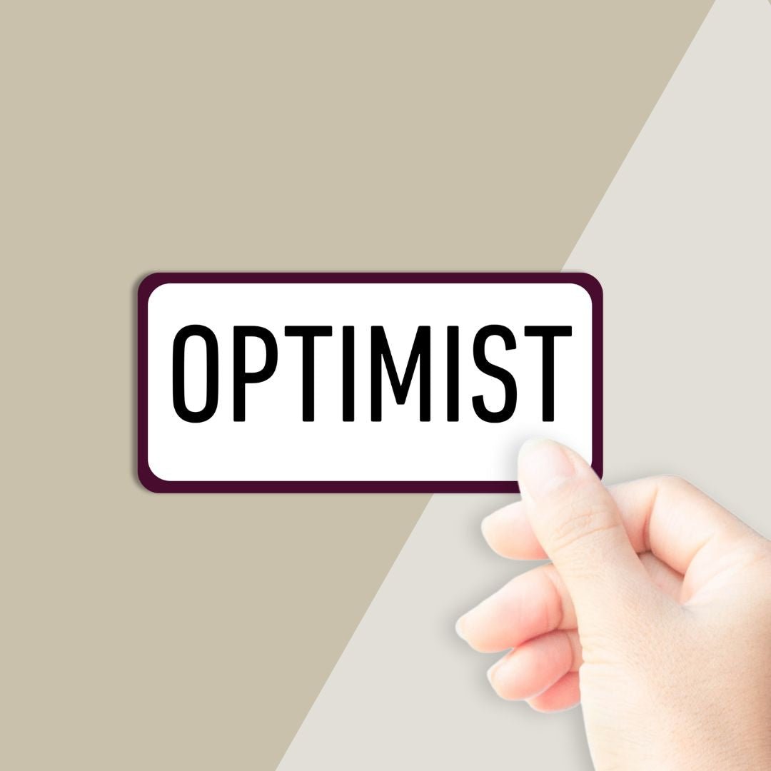 Optimist Positive Vinyl Sticker