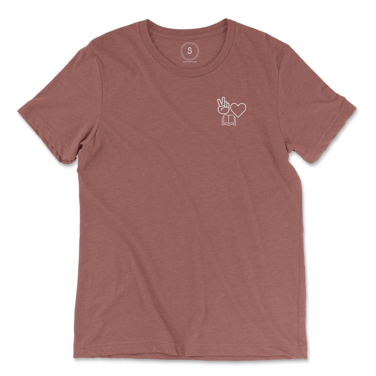 Peace, Love, Books Classic Tee