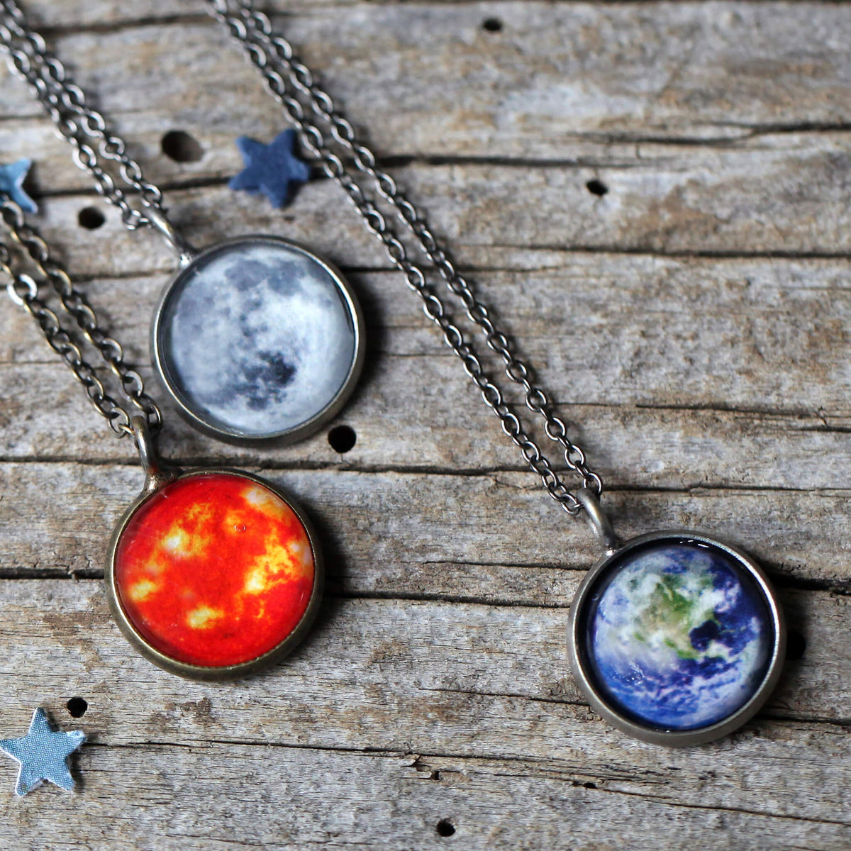 Galaxy Space Pendant - Pick Your Planet or Nebula Necklace