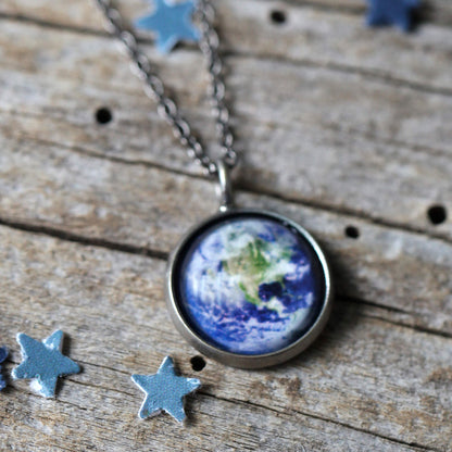 Galaxy Space Pendant - Pick Your Planet or Nebula Necklace