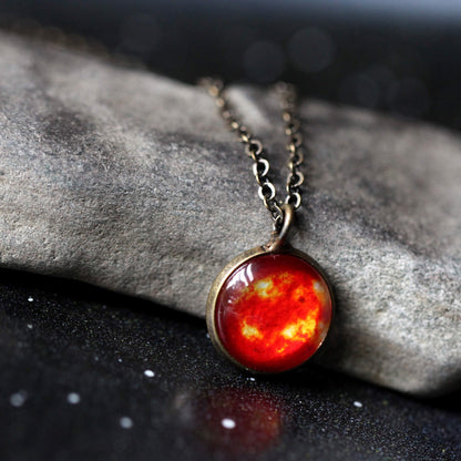 Galaxy Space Pendant - Pick Your Planet or Nebula Necklace