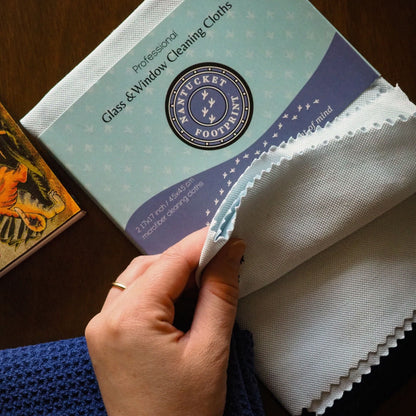 Professional Microfiber Glass & Window Cleaning Cloth Set