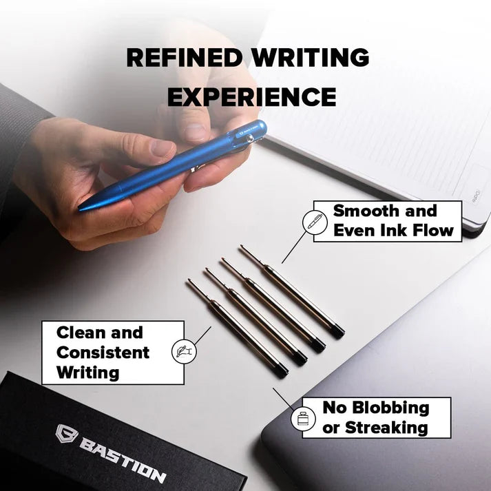 Replacement Ink Cartridge for Bolt Action Pen by Bastion®