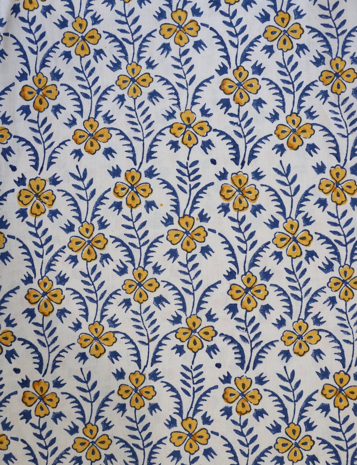 Retro Floral Organic Cotton Button Dress