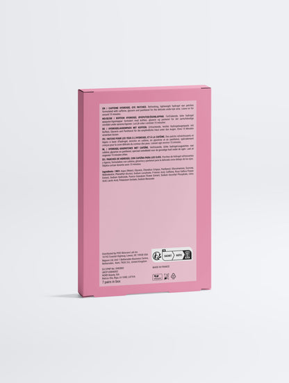 VEGAN BEAUTY Caffeine + Vitamin C Energizing Hydrogel Eye Patches Eco-Friendly BYMANYC ® New York