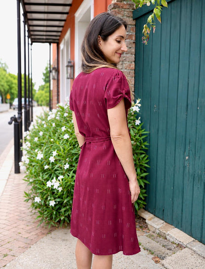 Rubina Organic Cotton Wrap Dress