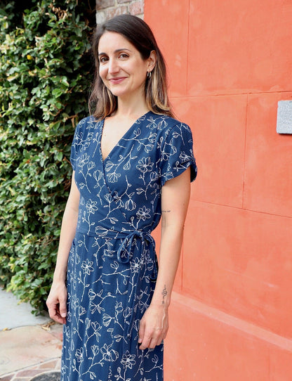 Sapphire Magnolia Organic Maxi Dress