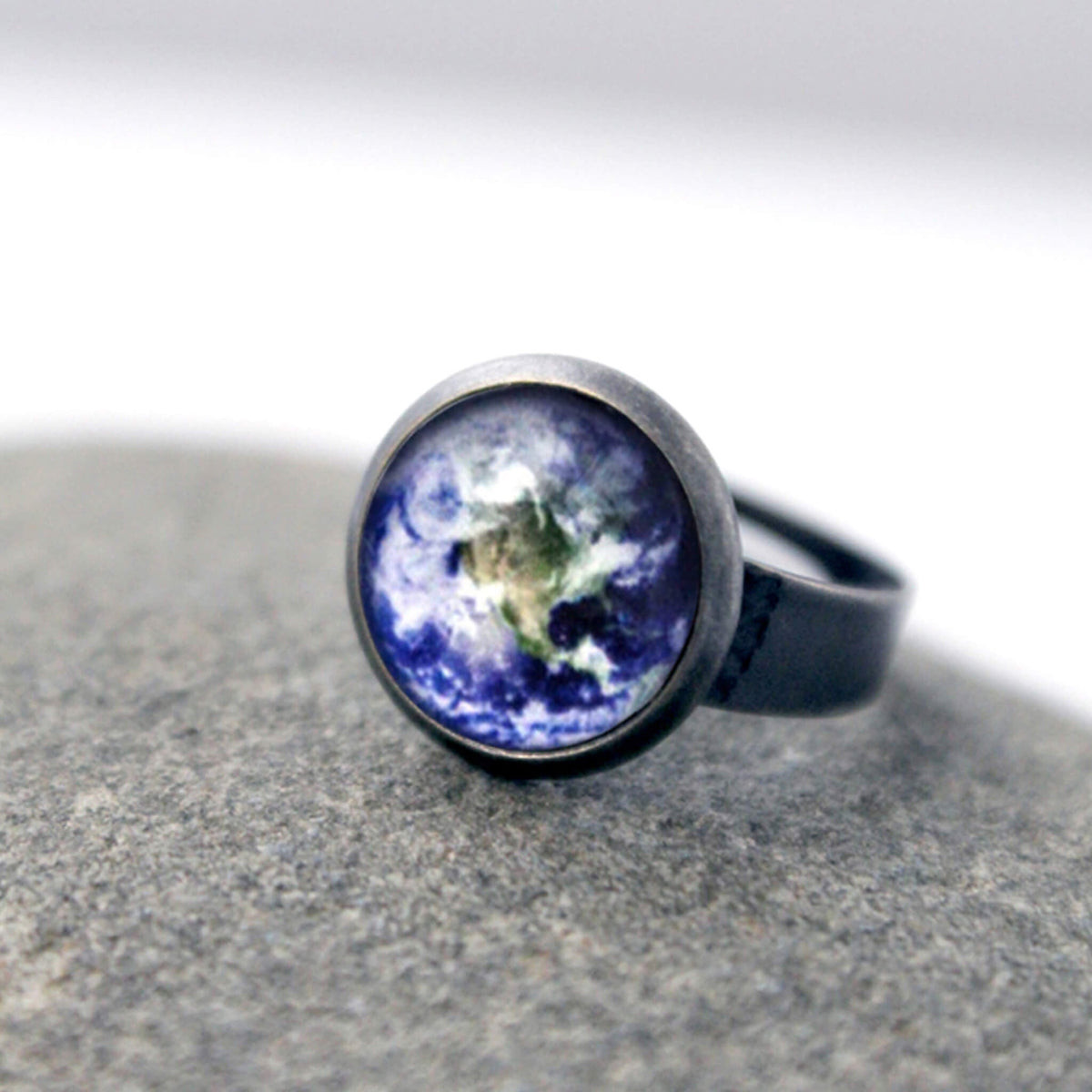 CLEARANCE Simple Adjustable Galaxy Space Ring