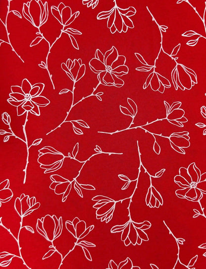 Scarlet Magnolia Organic Wrap Dress
