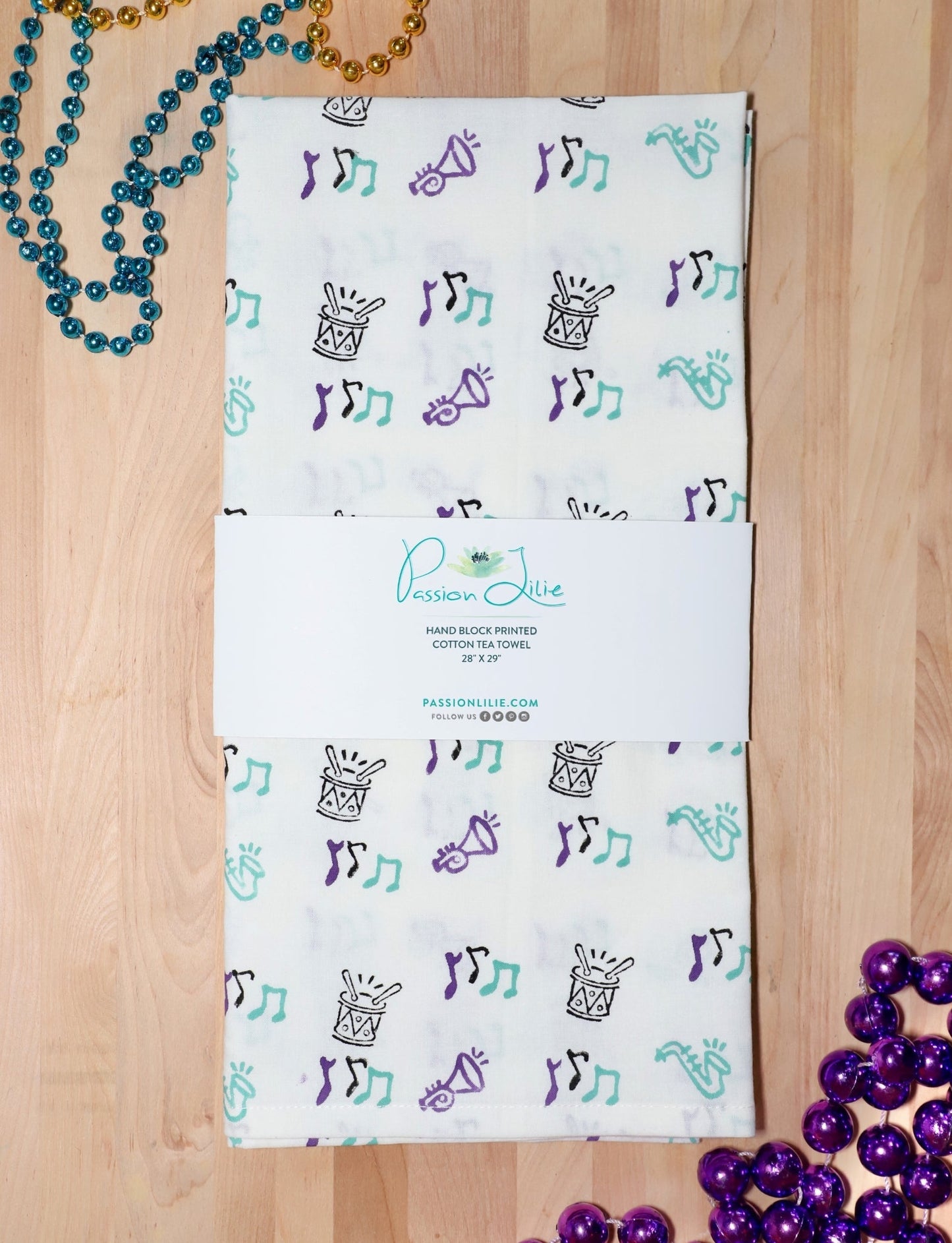 Second Line Cotton Tea Towel