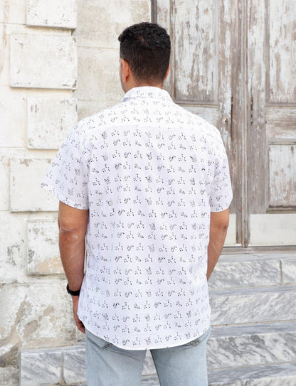 Second Line Organic Cotton Men's Button Down Shirt
