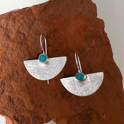 Shoot for the Moon Sterling Silver Earrings