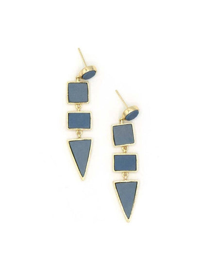 Slate to the Point Earrings