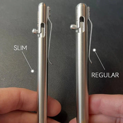 Stainless Steel - SLIM Bolt Action Pen by Bastion®