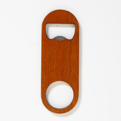 Personalized Wood Veneer Small Bottle Opener