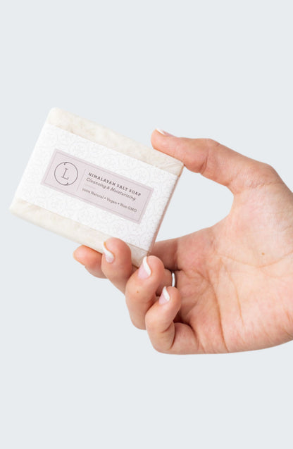 Himalayan Salt Soap Bars – Natural Unscented Vegan Set of 2
