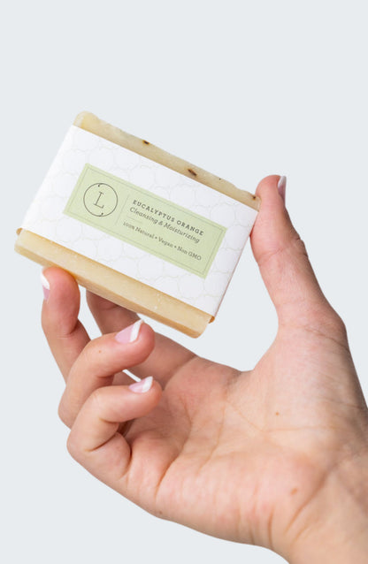 Eucalyptus Handmade Soap Bars – Natural Vegan Set of 2