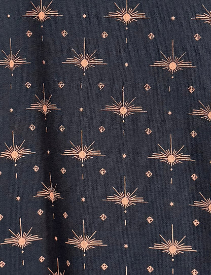 Solstice Navy Organic Fleece Sweater