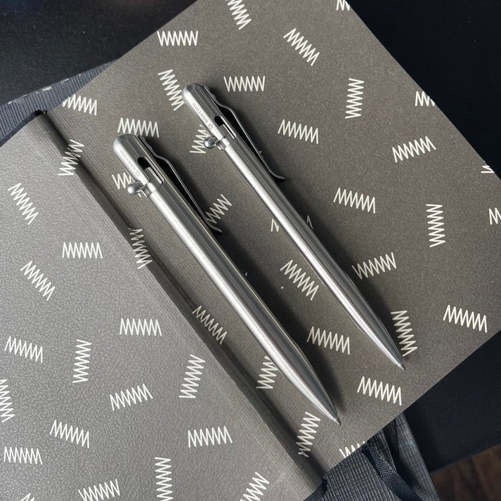 Stainless Steel - SLIM Bolt Action Pen by Bastion®