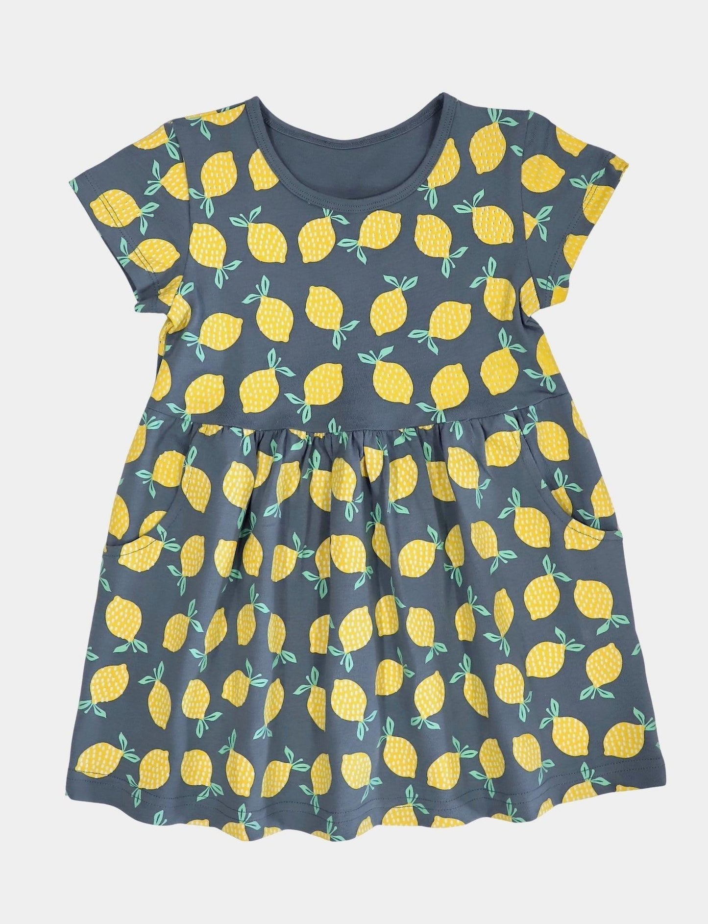 Sweet Little Lemon Organic Twirl Dress