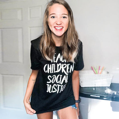 Teach Children Social Justice Classic Tee