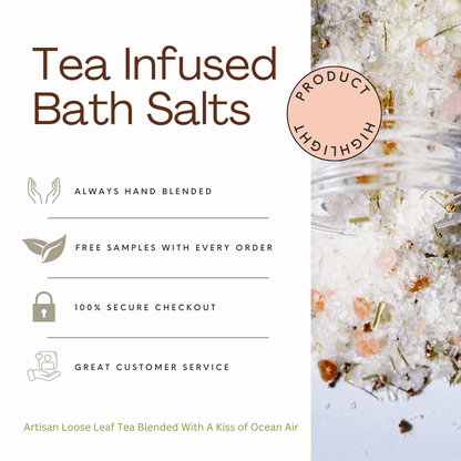 Mountain Man Tea-Infused Bath Salts for Men