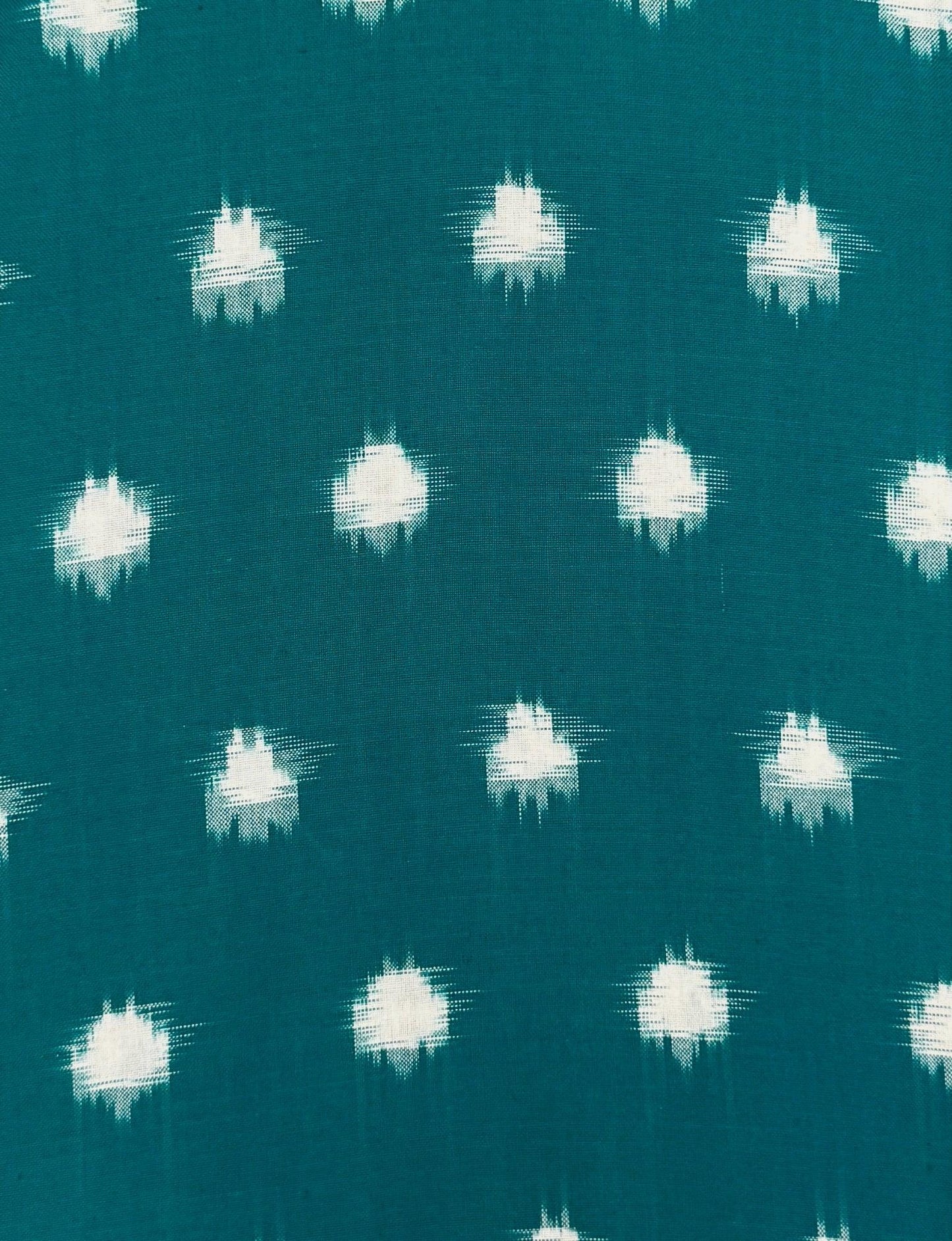 Teal Polka Dot Organic Cotton Wrap Dress