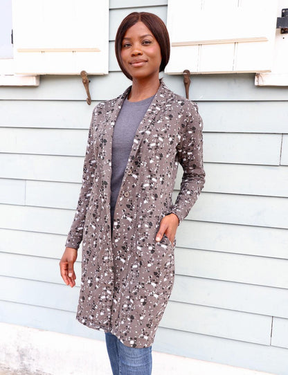 Terrazo Organic Coat- FINAL SALE