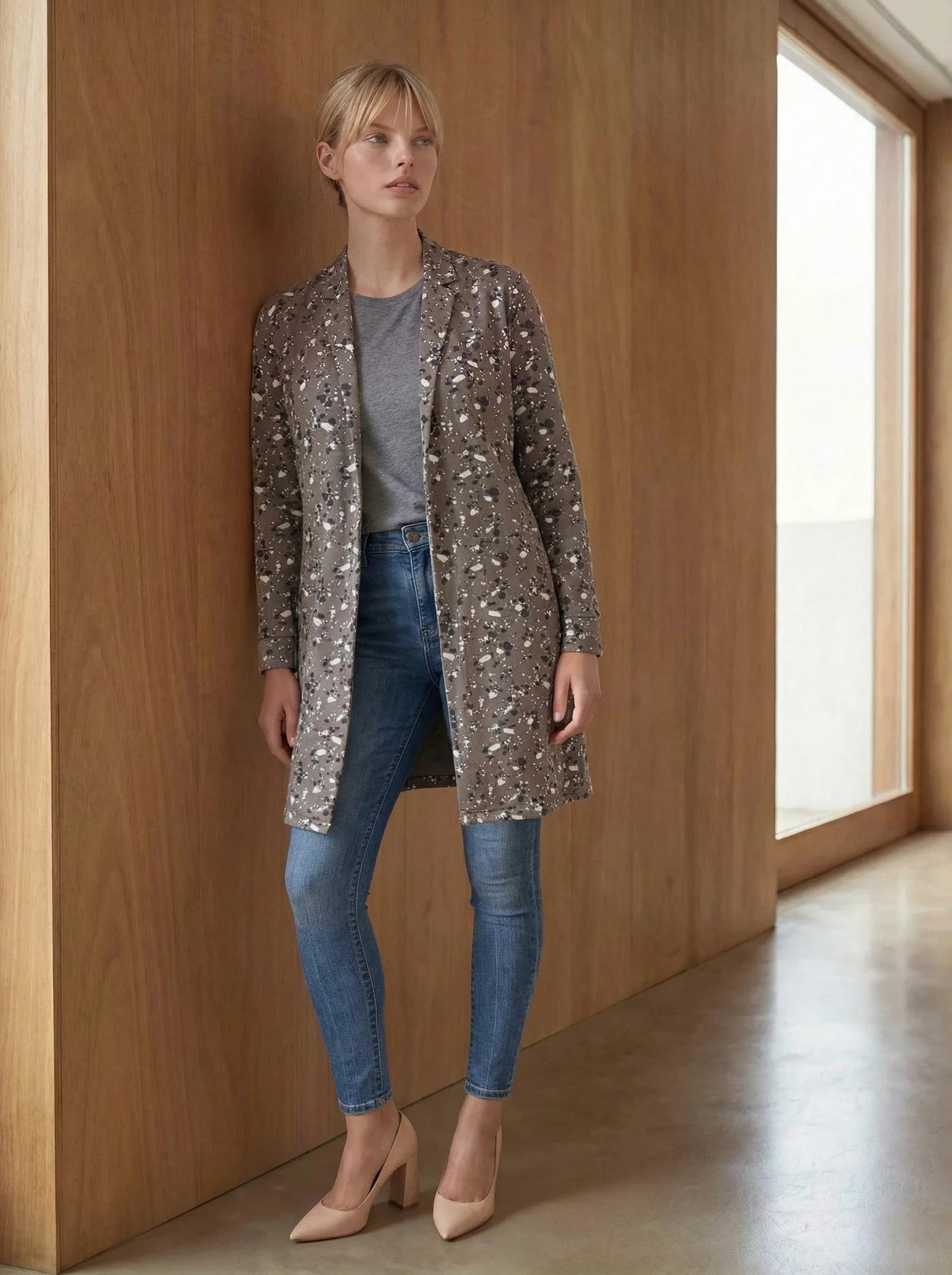 Terrazo Organic Coat- FINAL SALE