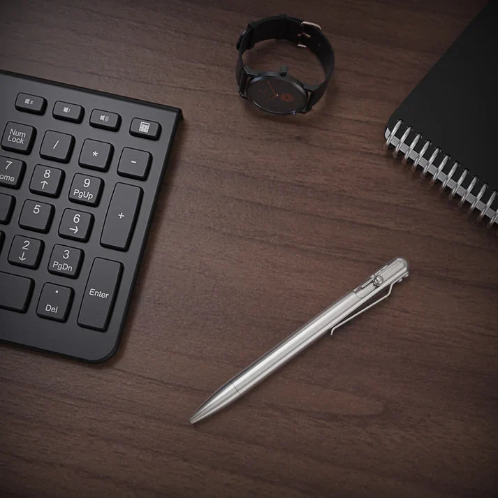 Titanium - SLIM Bolt Action Pen by Bastion®