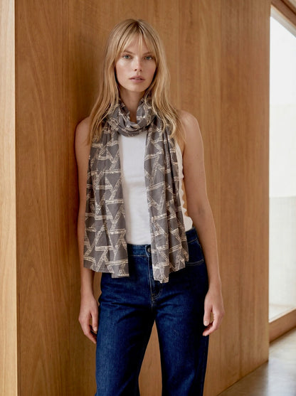 Triangles Organic Scarf