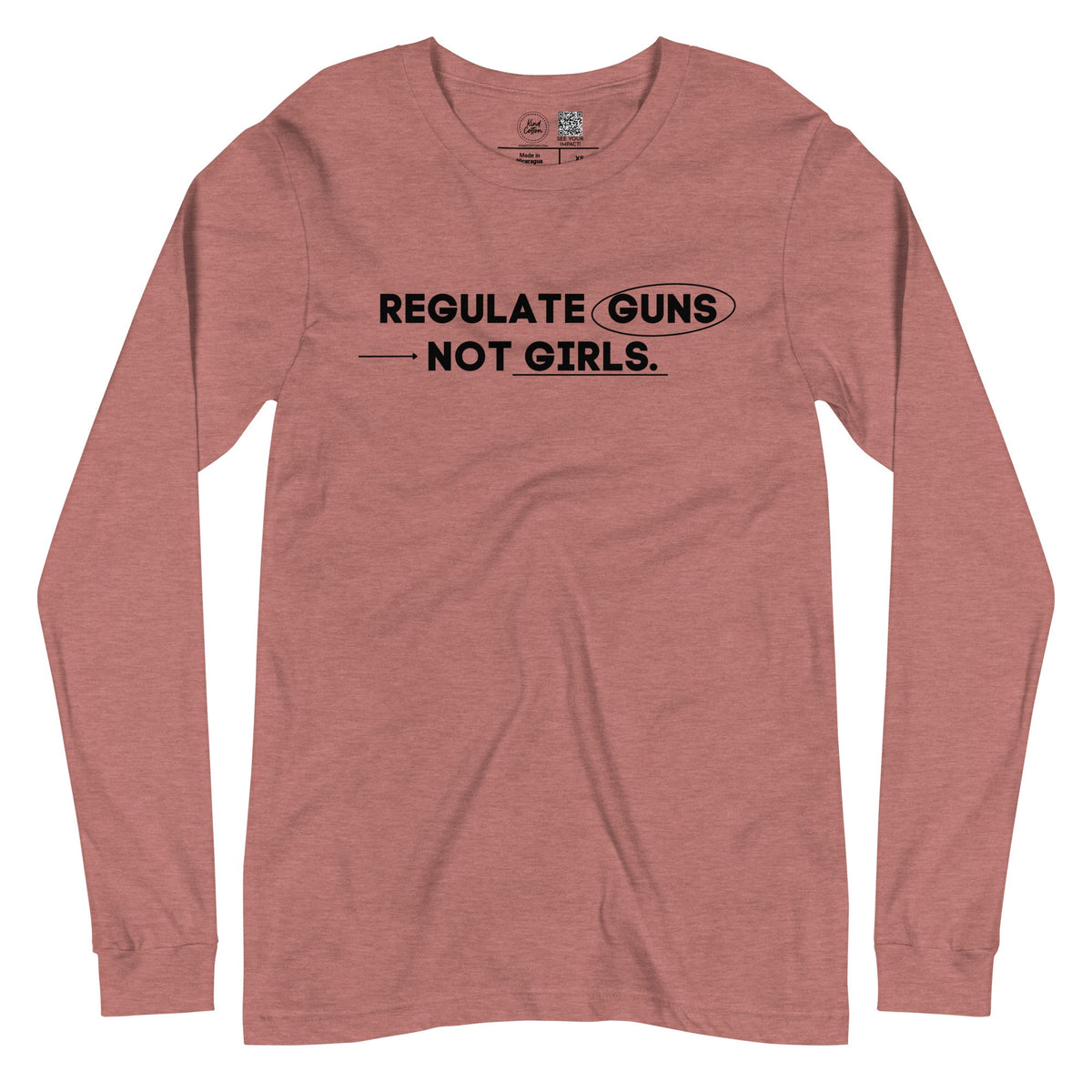 Regulate Guns Not Girls Classic Long Sleeve