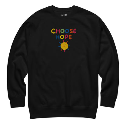 Choose Hope Embroidered Crewneck Sweatshirt
