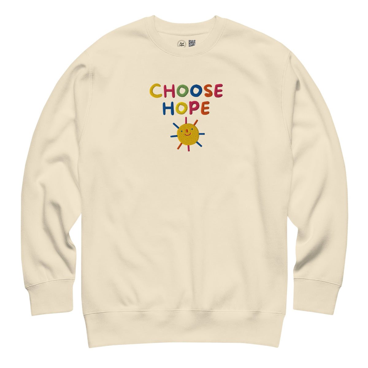 Choose Hope Embroidered Crewneck Sweatshirt