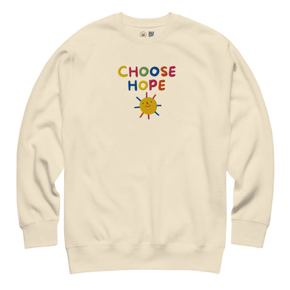 Choose Hope Embroidered Crewneck Sweatshirt