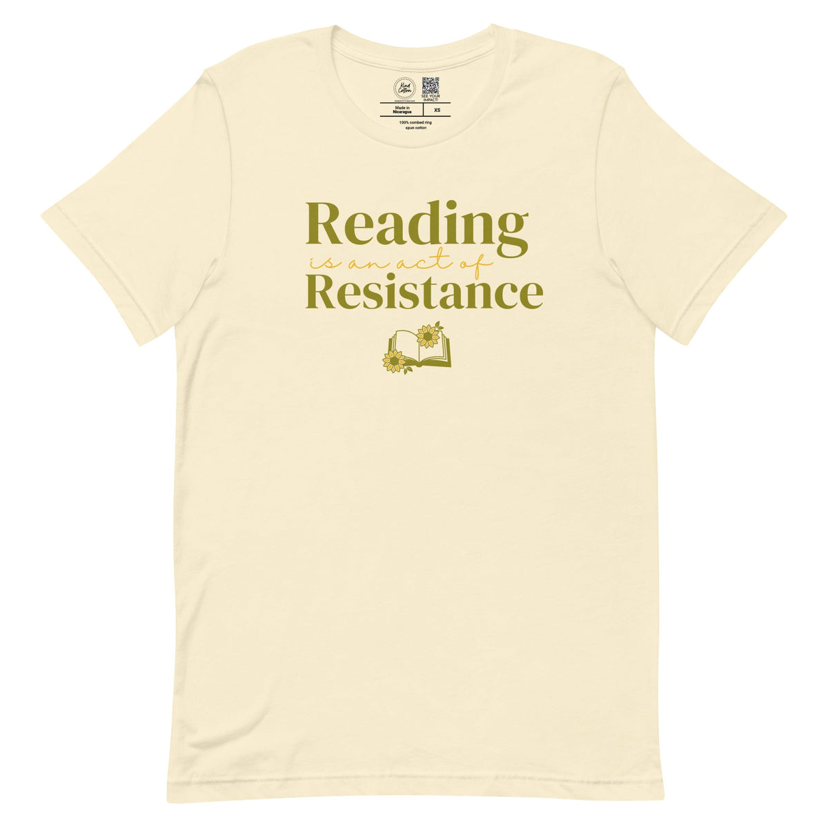 Reading Is an Act of Resistance Classic Tee