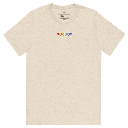 Embroidered Hearts Classic Tee