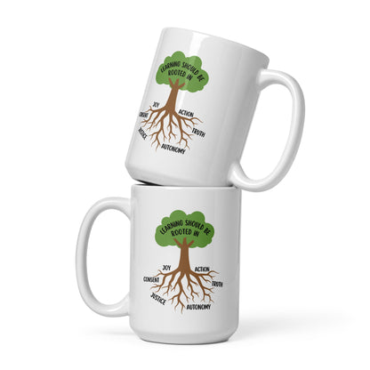 Learning Should Be Rooted Mug