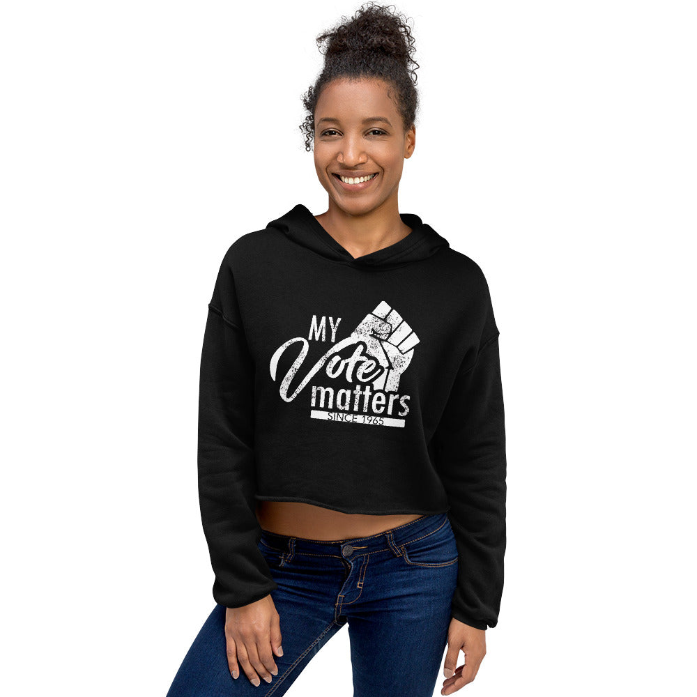 My Vote Matters Special Edition Crop Hoodie