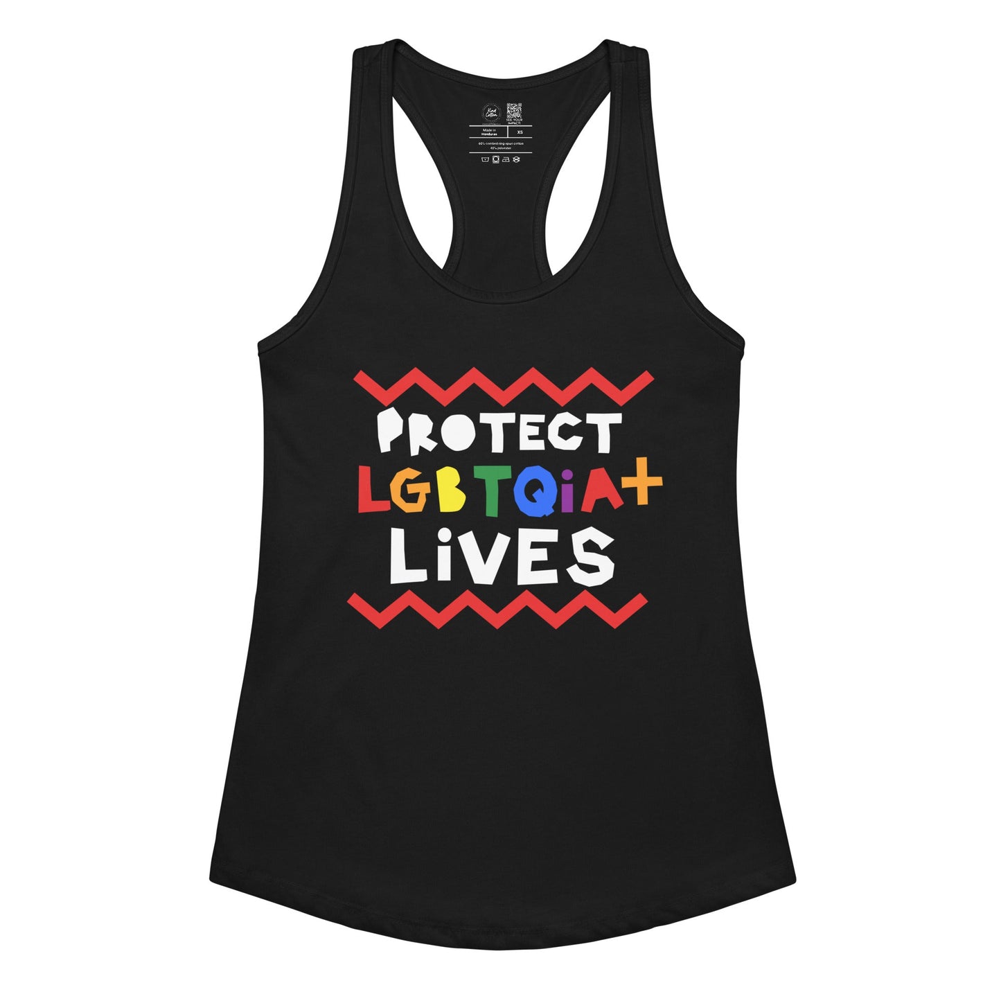 Protect LGBTQIA+ Lives Racerback