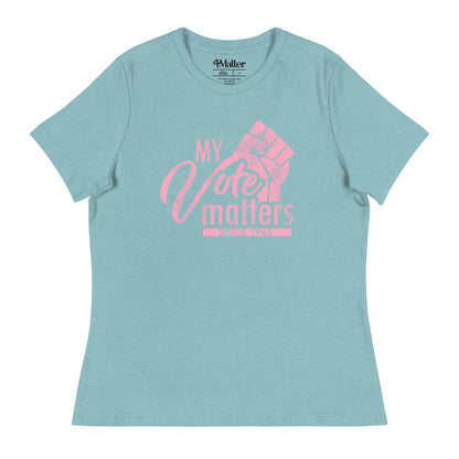 My Vote Matters Women's Tee